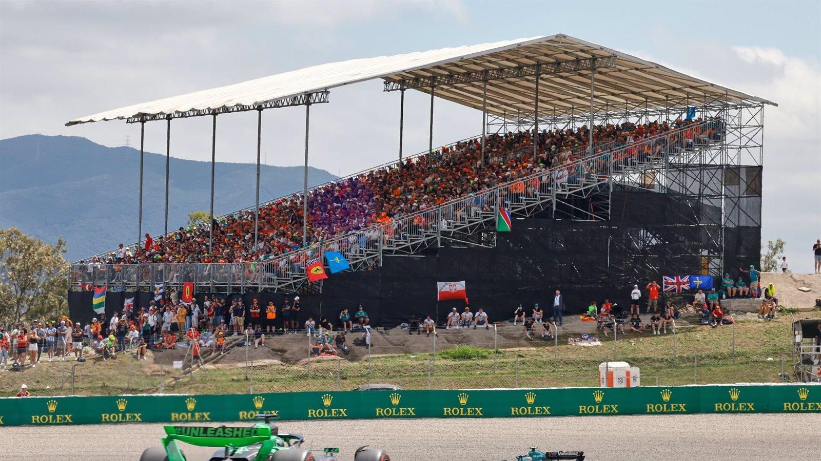 Nussli equipa el GP de España en Montmeló con 12.800 asientos y áreas de hospitalidad