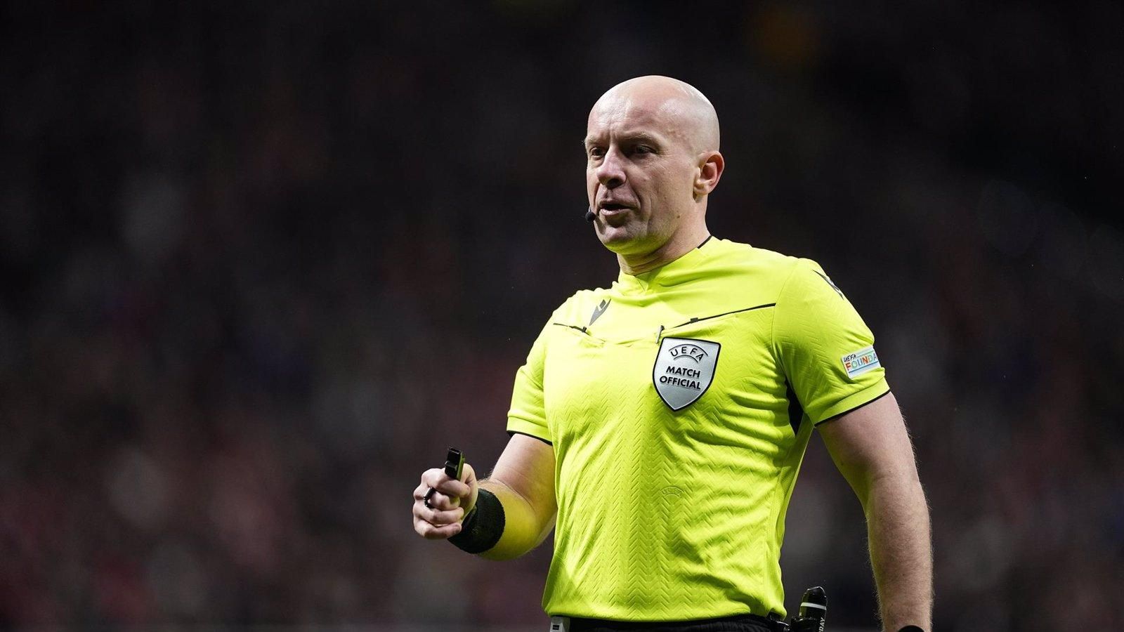 Szymon Marciniak, árbitro designado para el Inter de Milán contra FC Barcelona