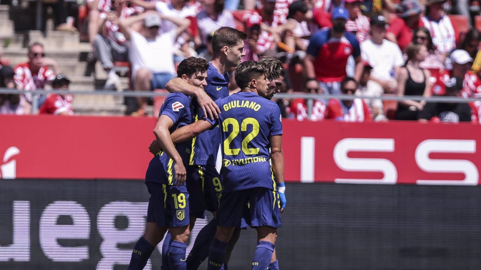 El Atlético de Madrid vence al Girona con un contundente 0-4 en su visita