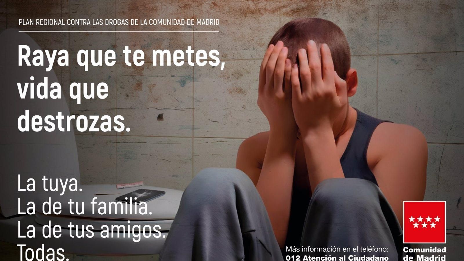 La Comunidad de Madrid reparte folletos en viviendas sociales para prevenir el consumo de drogas