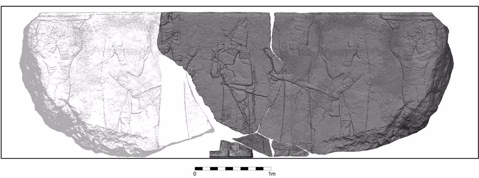 Hallan en Nínive un relieve asirio sin precedentes