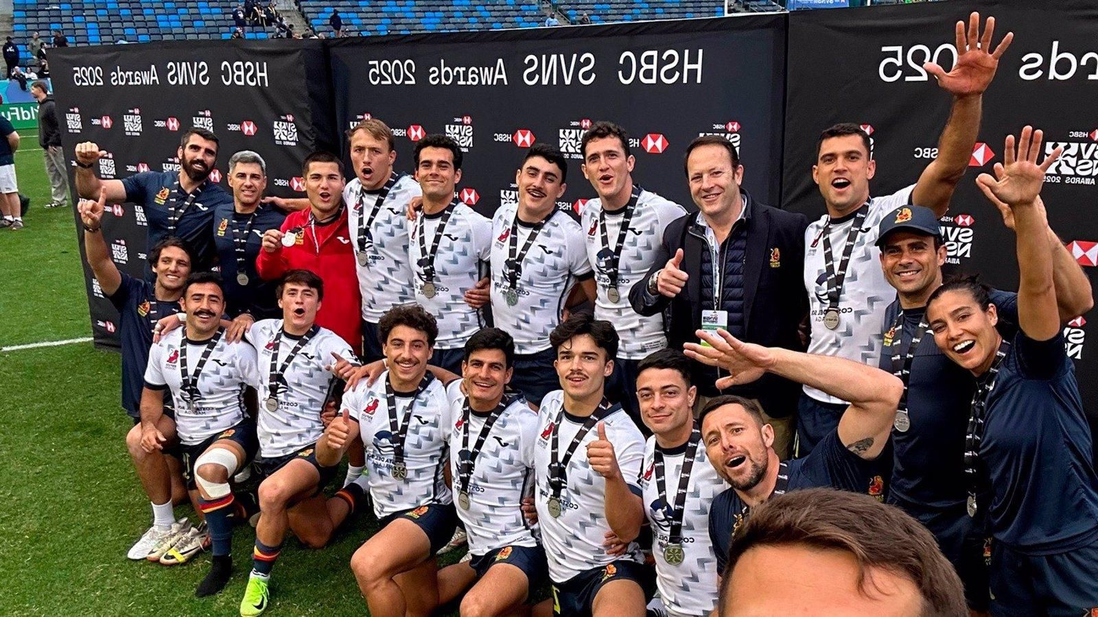 España alcanza una histórica plata mundial en Rugby a 7 tras vencer a Argentina y caer ante Sudáfrica