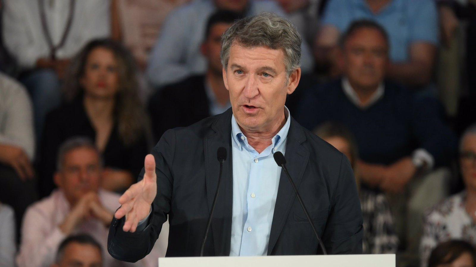 Feijóo llama a llenar Madrid para mostrar que “Sánchez es pasado”