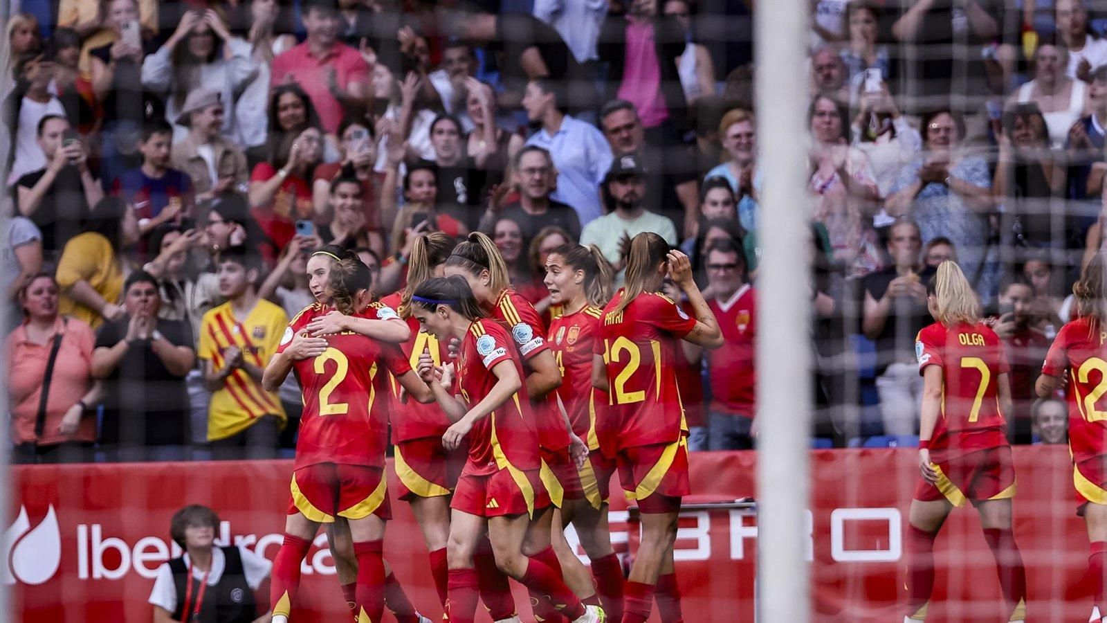 Las jugadoras del Barcelona lideran a España en la Eurocopa femenina de fútbol