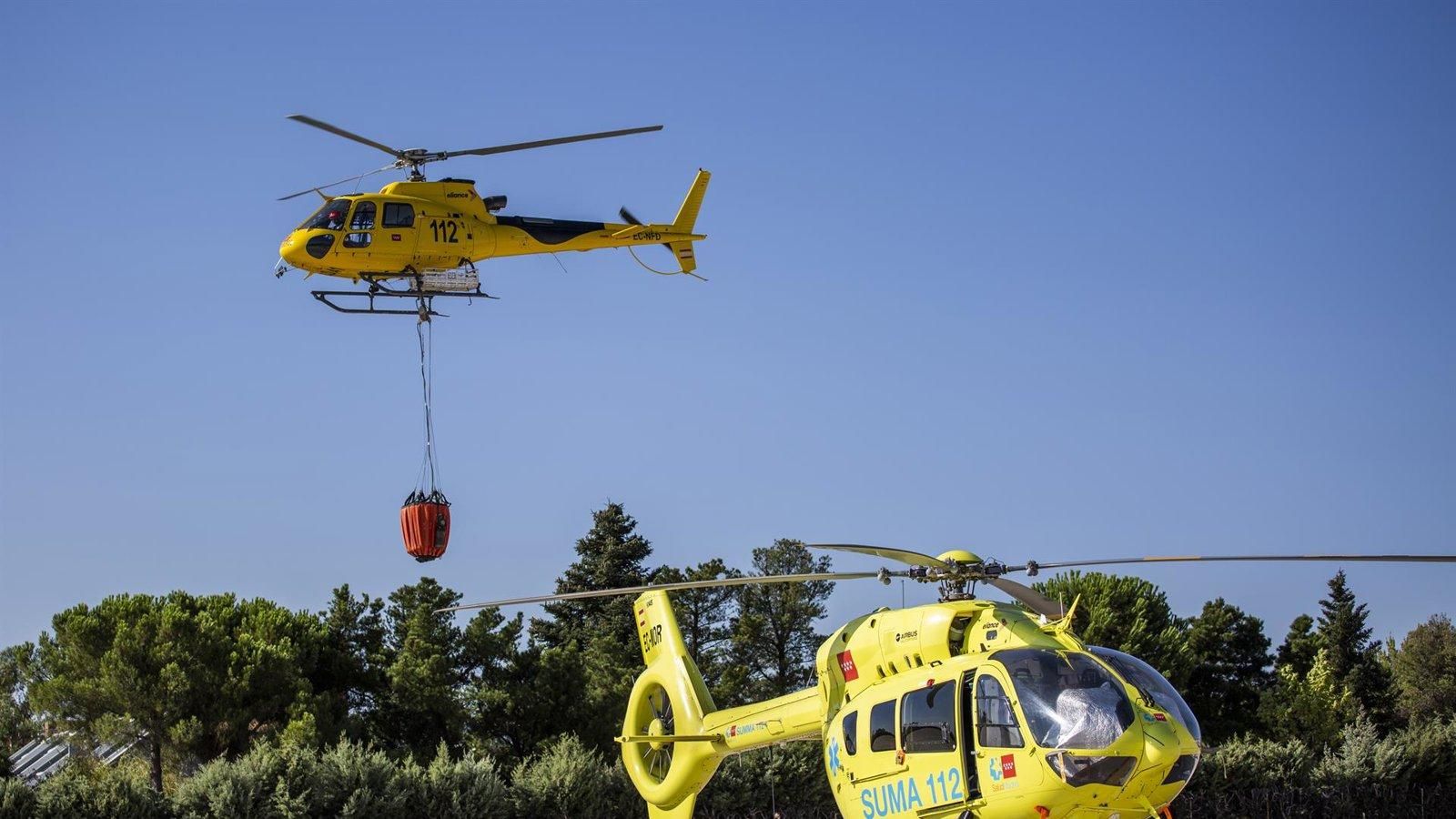 Las Rozas amplía la helisuperficie del Parque de Bomberos para reforzar la campaña contra incendios