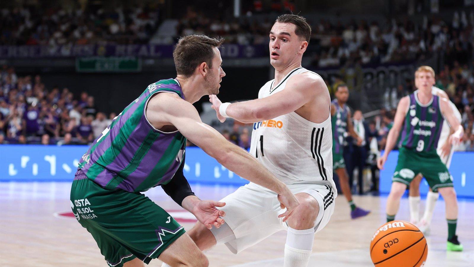 El Real Madrid se impone con autoridad al Unicaja en la semifinal de la Liga Endesa