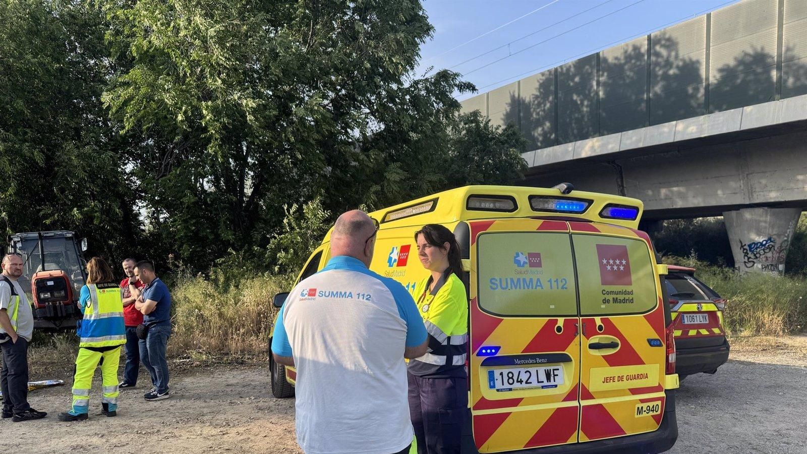 Fallece un hombre de 81 años en Getafe al quedar atrapado con su tractor y amputarse la pierna