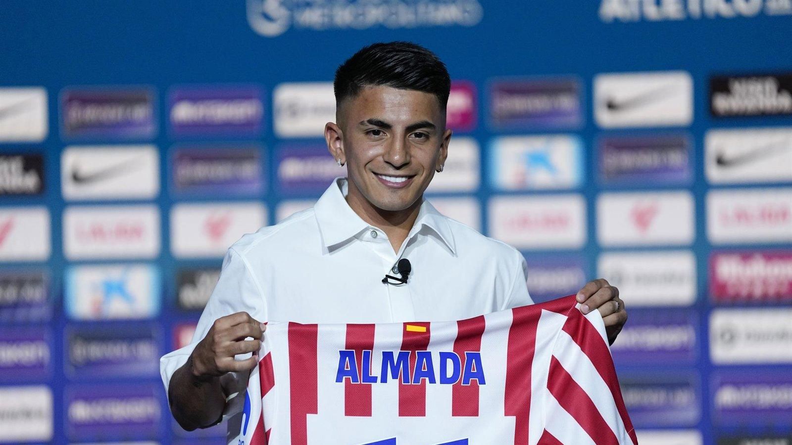  Almada: "Elegí al Atlético por su historia, era mi sueño jugar acá"