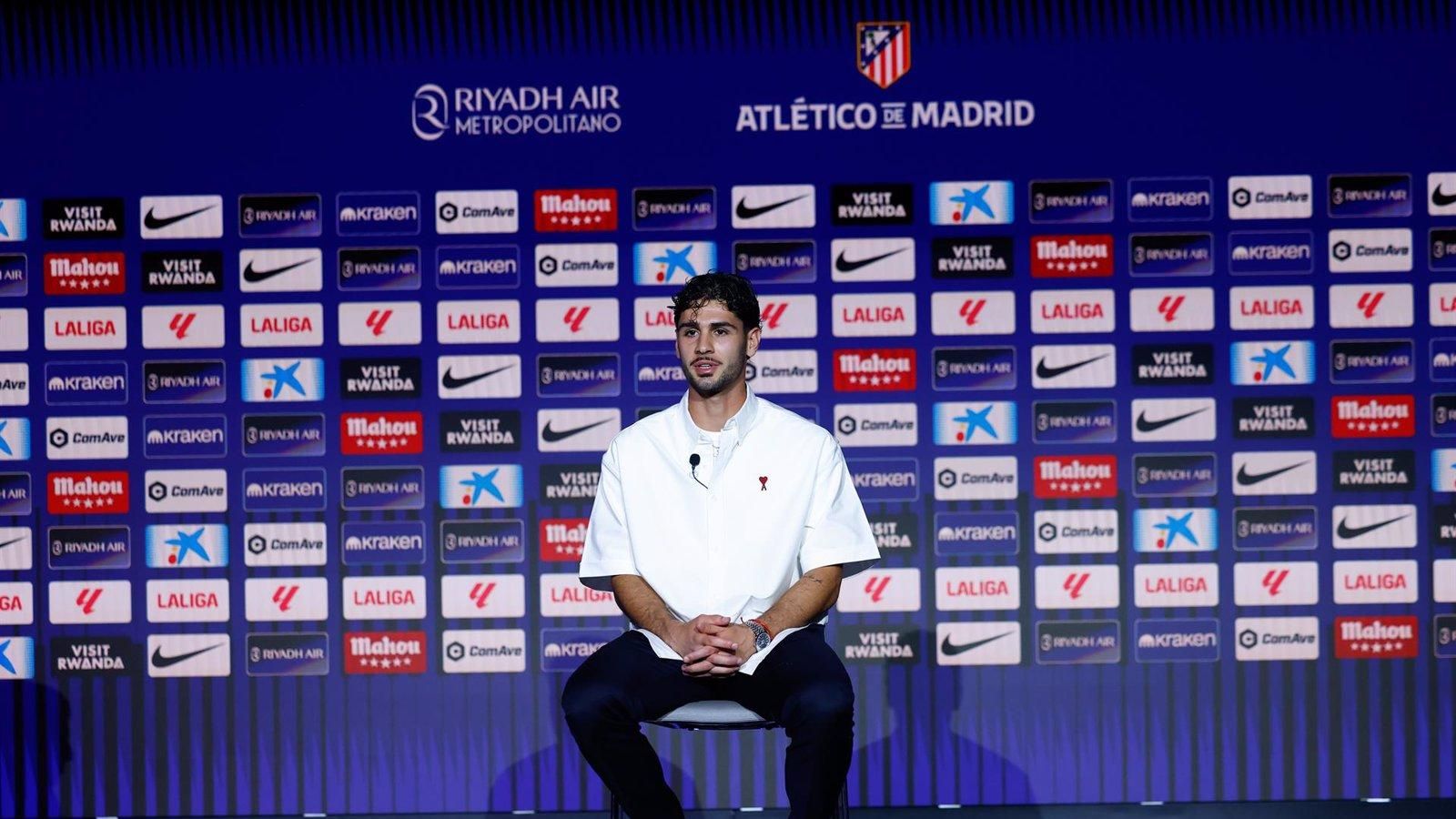  Johnny Cardoso: "Estoy listo para evolucionar mucho con Simeone"