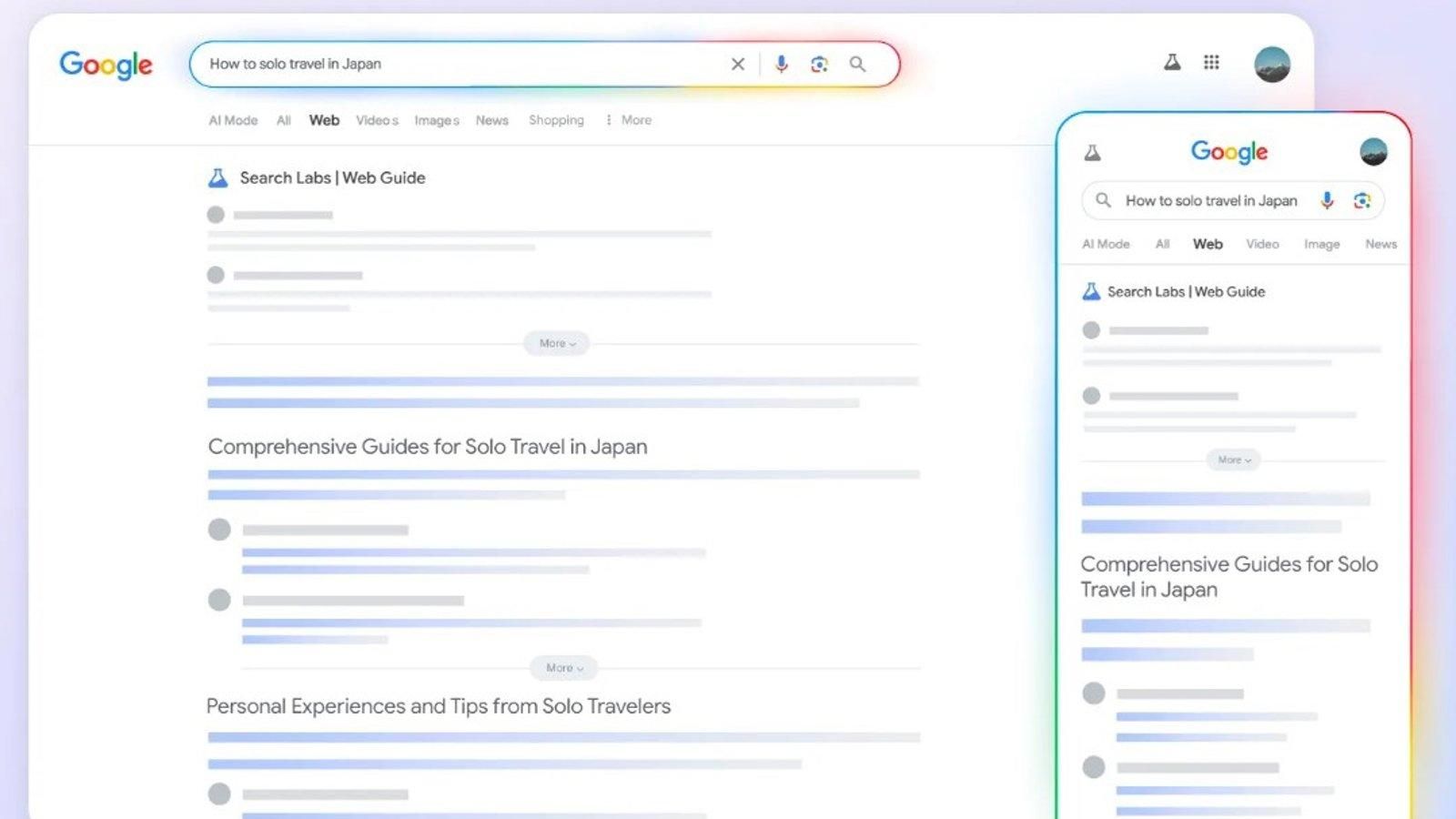 Google estrena Web Guide: IA para organizar la búsqueda por temas
