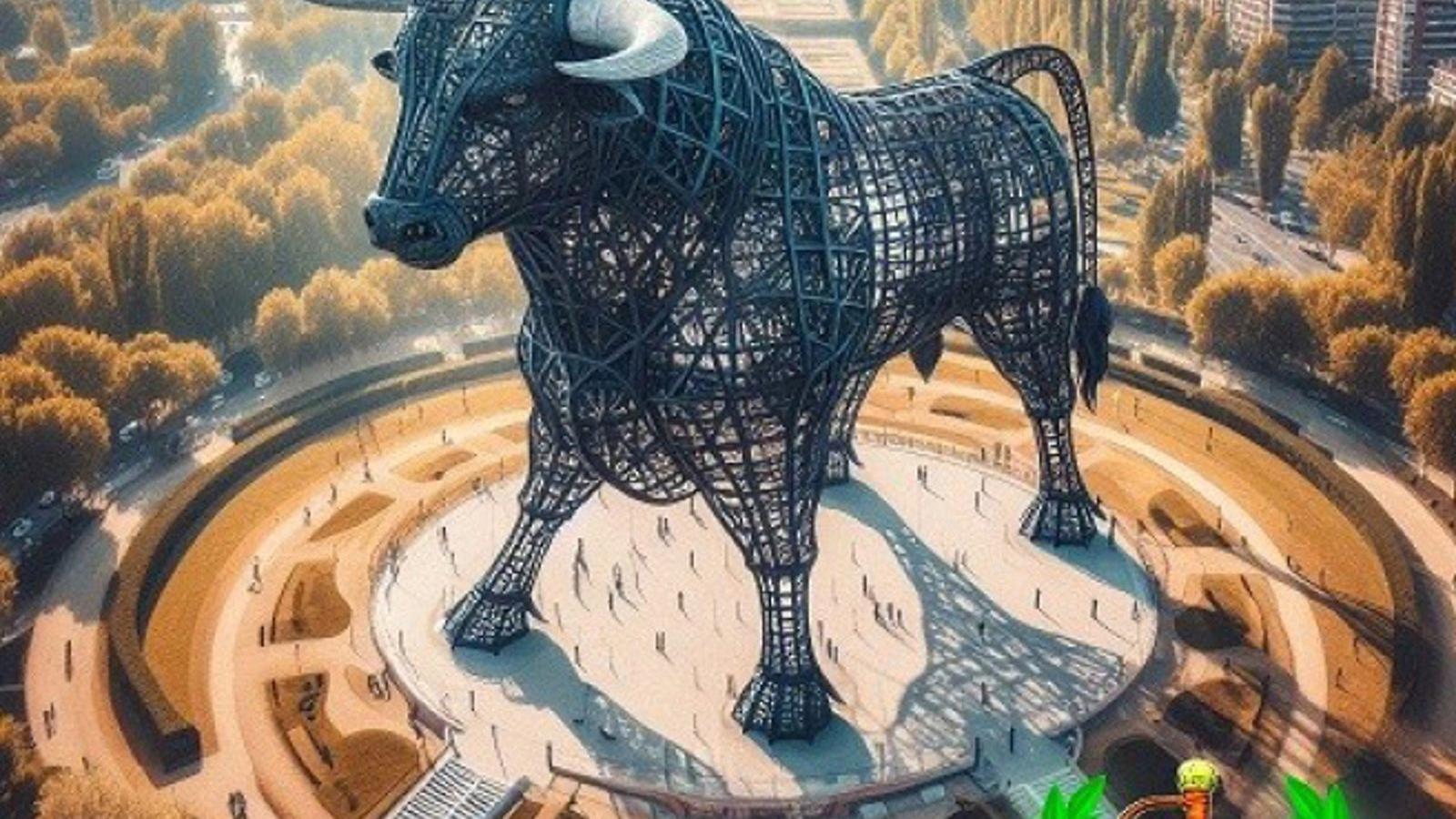 La Academia Española de Tauromaquia propone levantar una escultura monumental de un toro de 300 metros