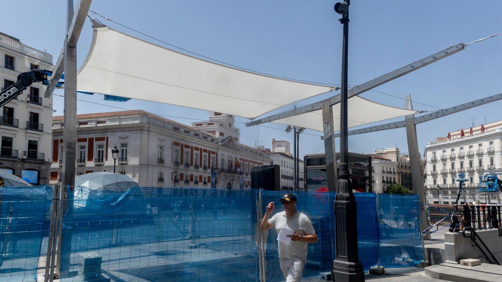 El Ayuntamiento de Madrid recuerda que no se pueden plantar árboles en Sol por ser BIC