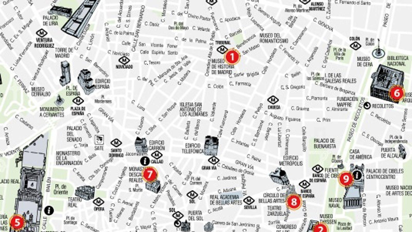 La ciudad de Madrid presenta el mapa de los refugios culturales contra el calor 