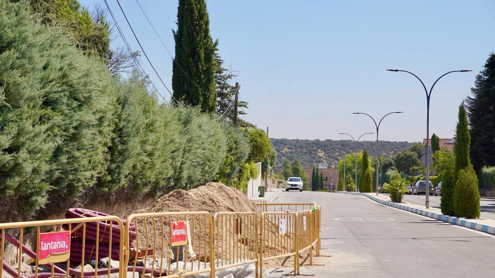 Las Rozas retira más de 16 km de cableado aéreo y 318 postes