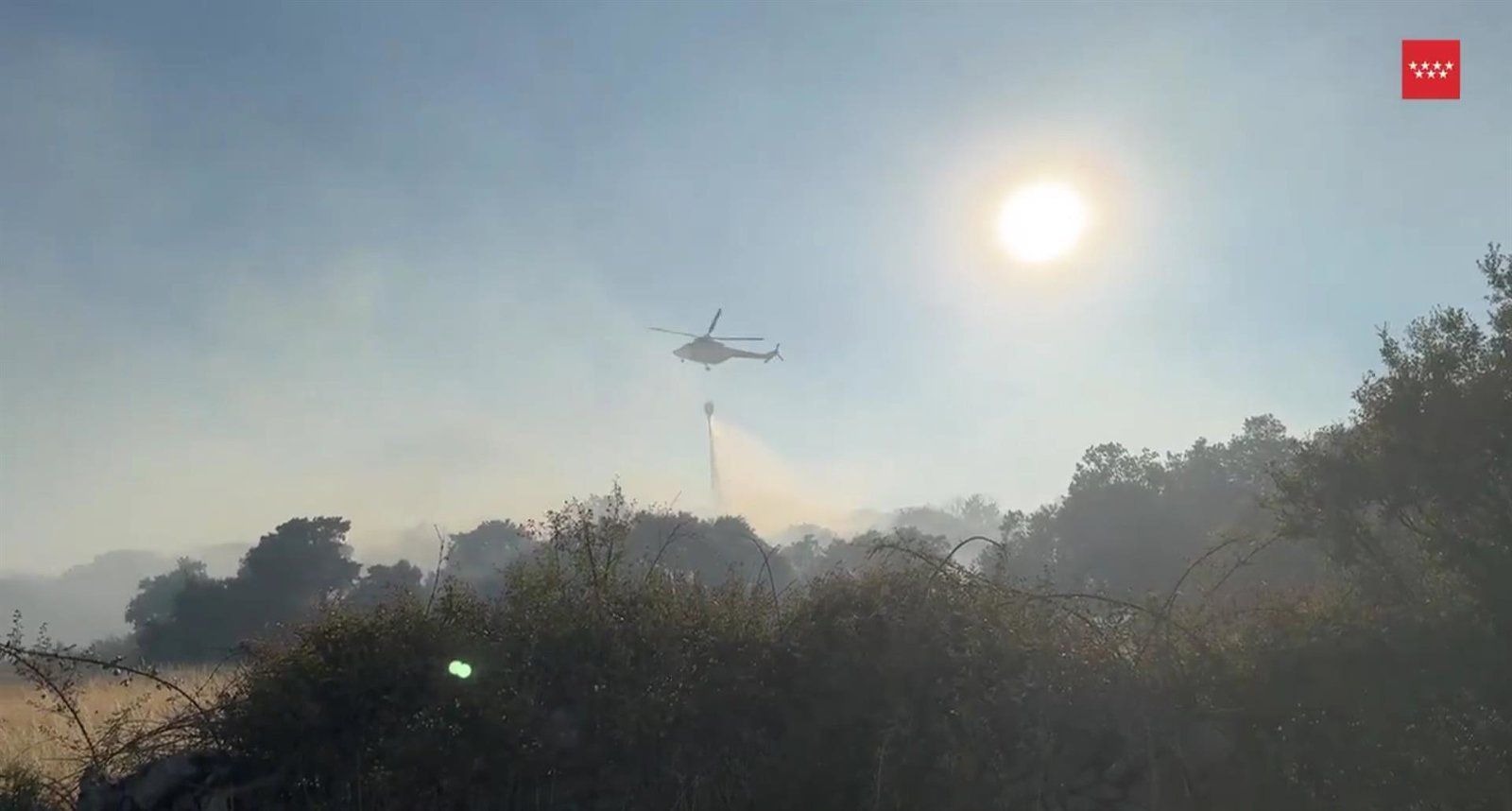 Estabilizado el incendio forestal en Zarzalejo, que baja a situación operativa 0