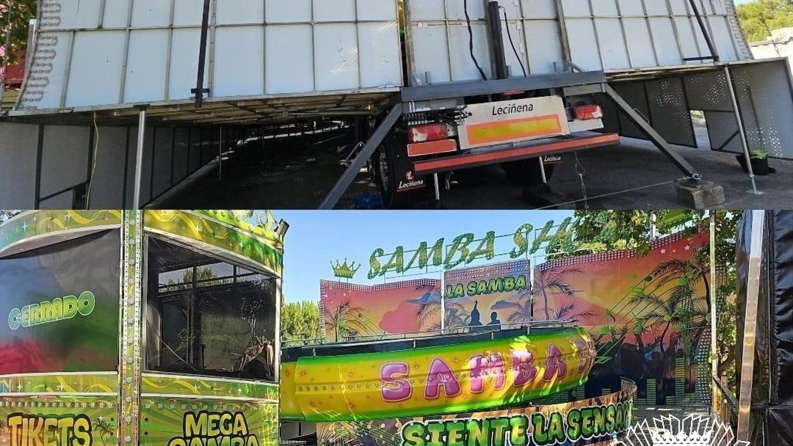 Detienen en las fiestas de Vicálvaro a un hombre con un remolque de feria robado