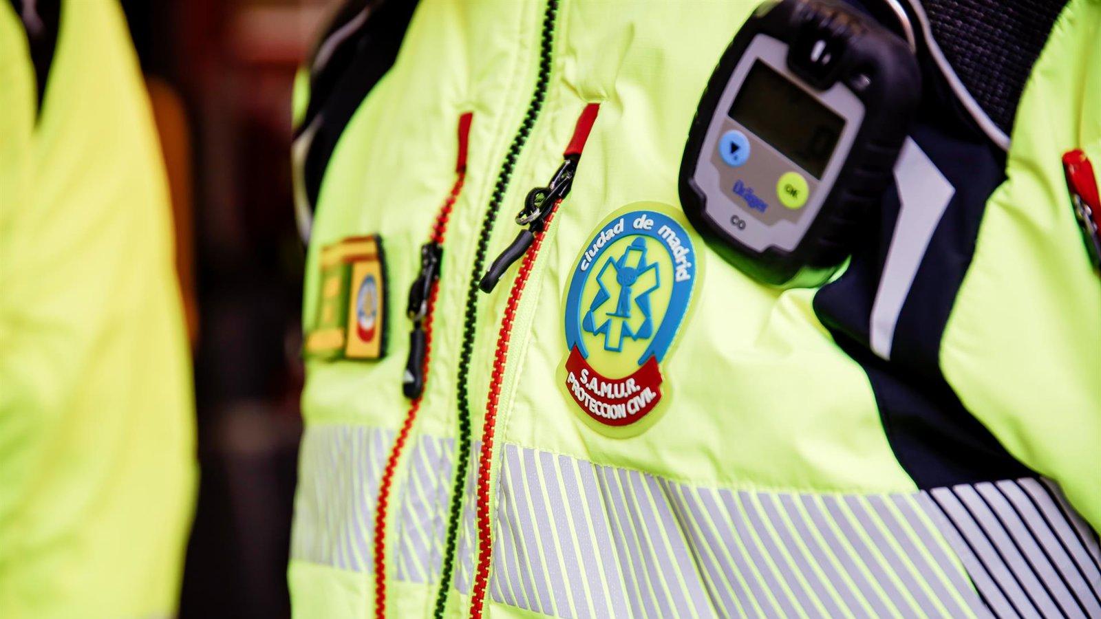 Un incendio en las obras de la Línea 6 alarma a los vecinos del Paseo de Extremadura