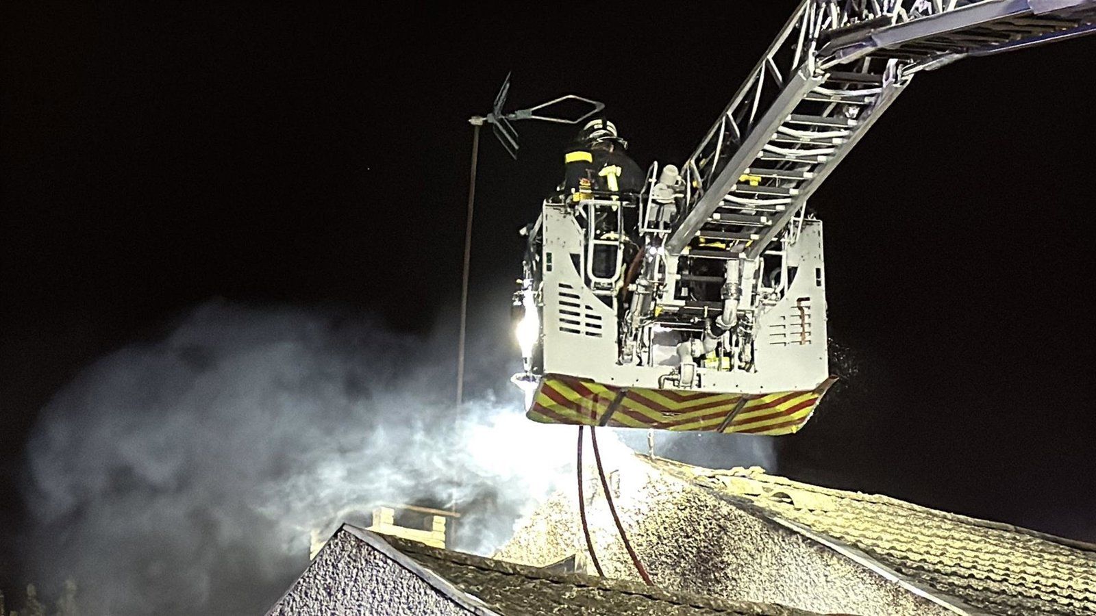 Un incendio en un chalet de Pozuelo de Alarcón deja a nueve personas ilesas