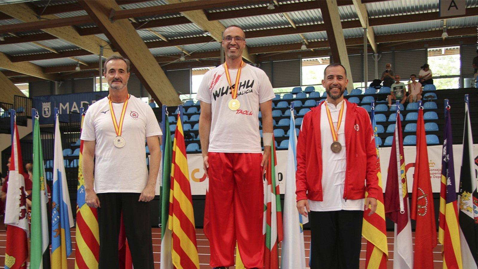 José Antonio Rodríguez de Torrejón gana una plata y un bronce en el Campeonato de España de wushu