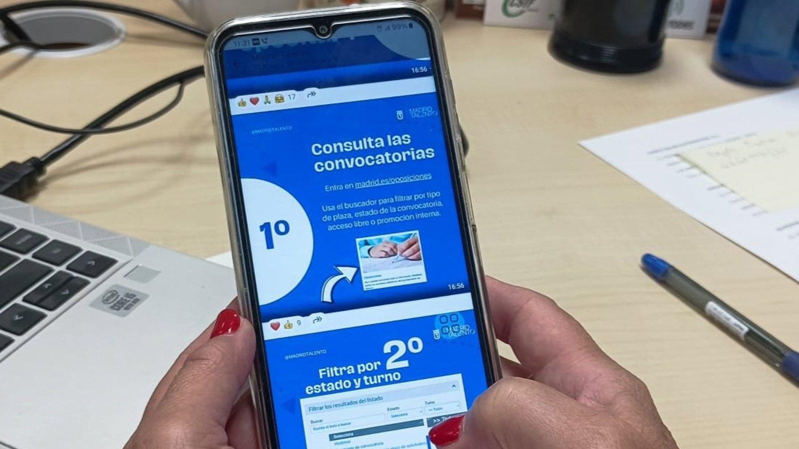 El canal de WhatsApp de Madrid Talento cumple un año con más de 5.000 seguidores
