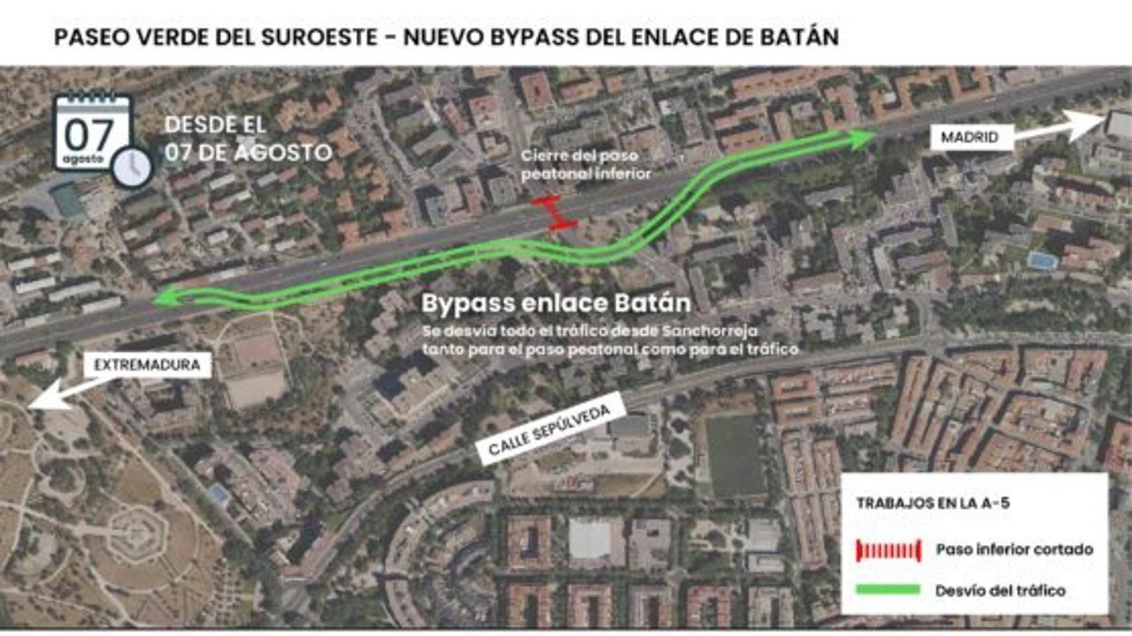 El nuevo desvío entre Sanchorreja y Batán entra en funcionamiento con el cierre definitivo del paso inferior