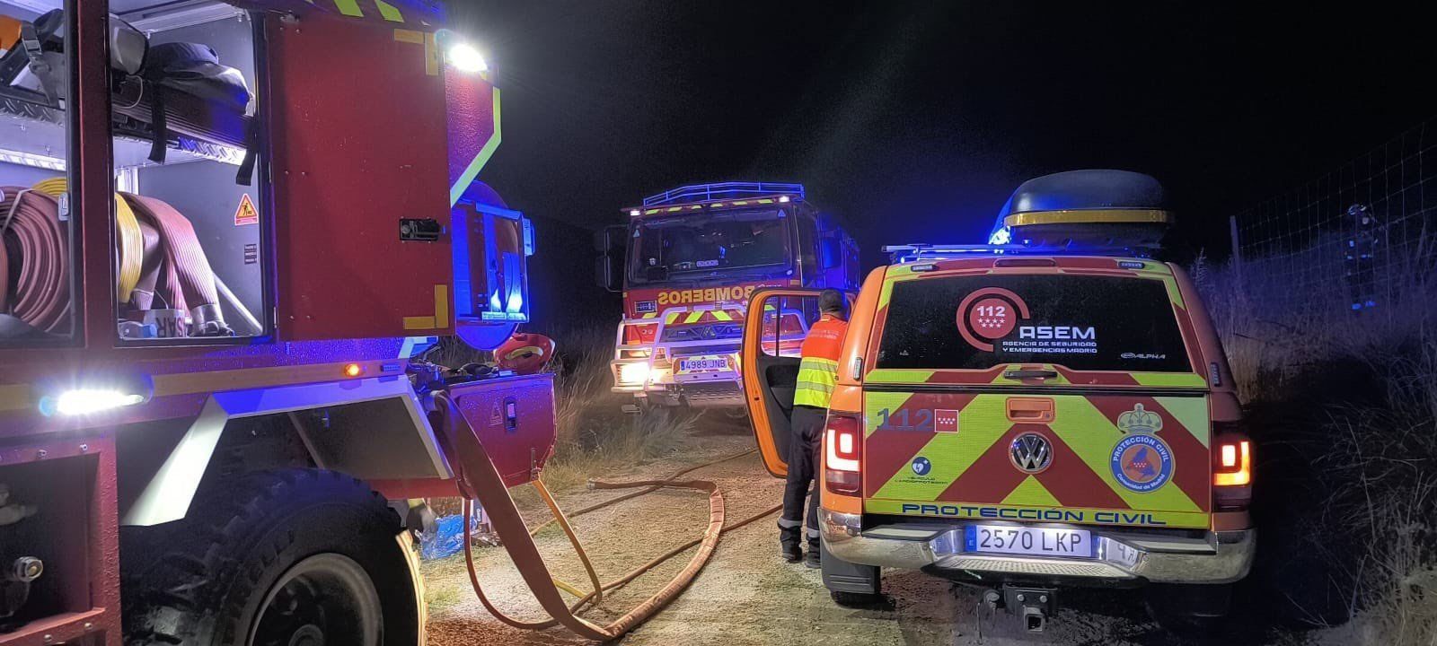 Estabilizado el incendio de Aranjuez con cerca de 300 hectáreas de vegetación afectadas