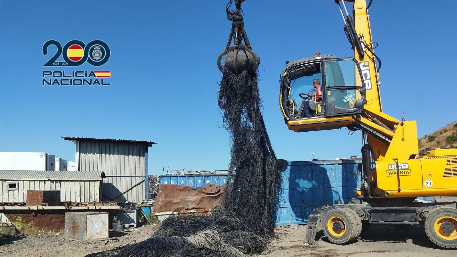 Cuatro detenidos por el robo de cobre en gasolineras y negocios de Madrid y Oviedo