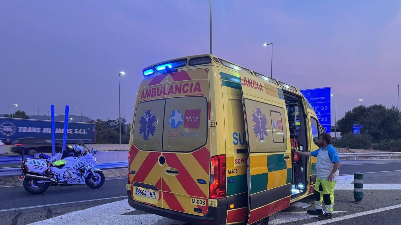 Fallece un motorista tras una colisión en Alcalá de Henares