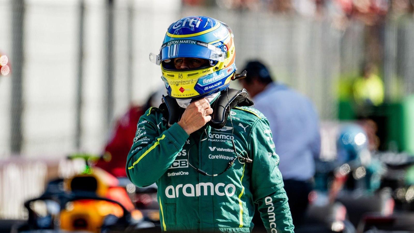 Fernando Alonso lamenta la pérdida de puntos en Monza por avería en la suspensión