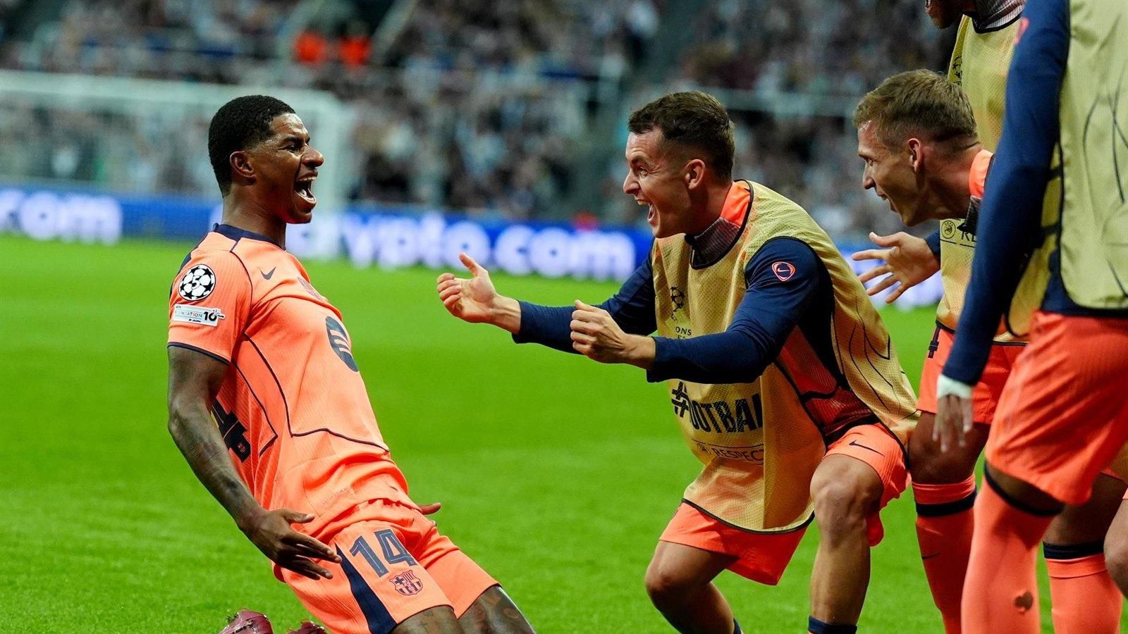 El FC Barcelona se impone 1-2 al Newcastle en un emocionante encuentro