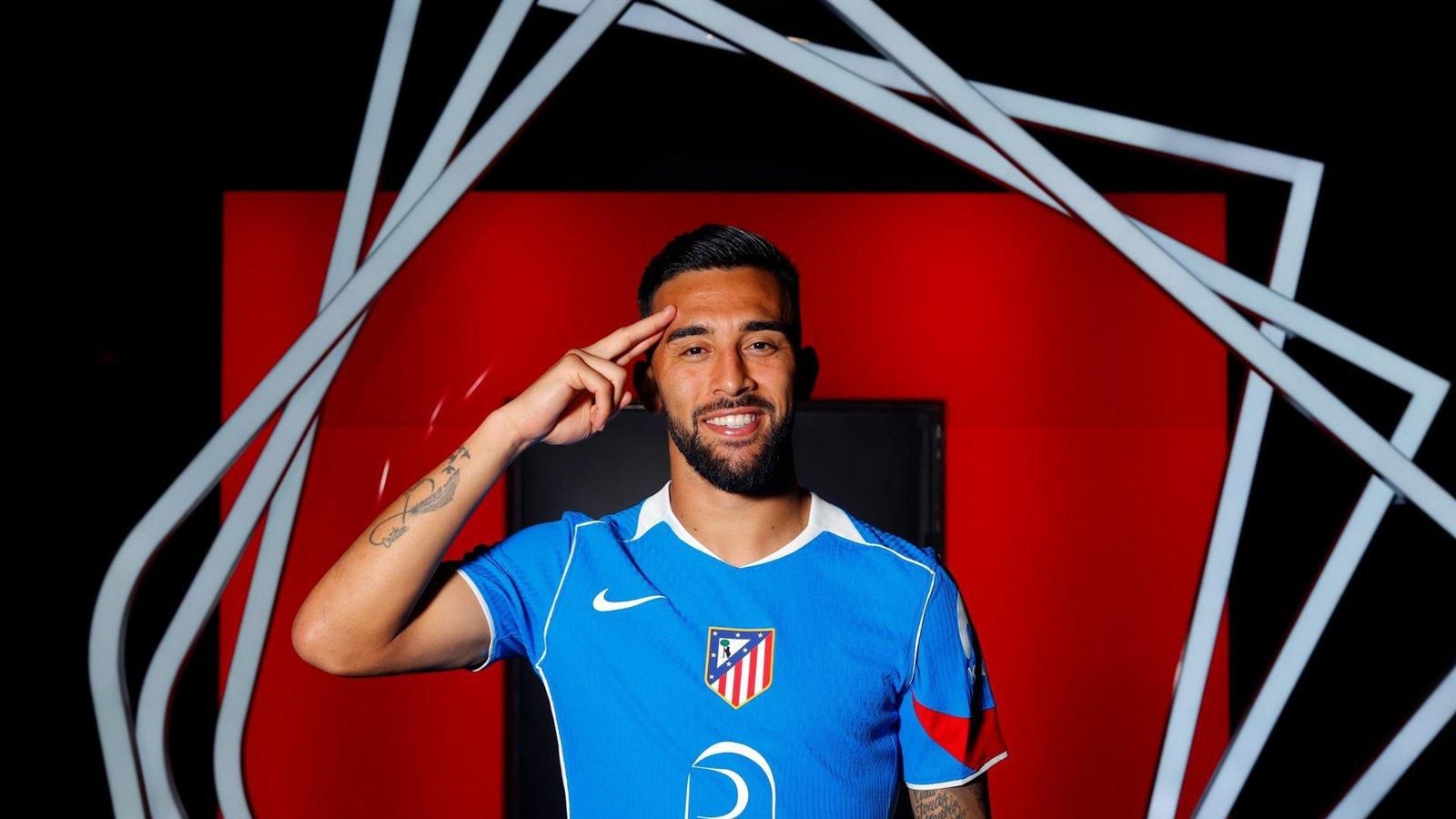 Nico González: "Me moría de ganas por venir al Atlético de Madrid"