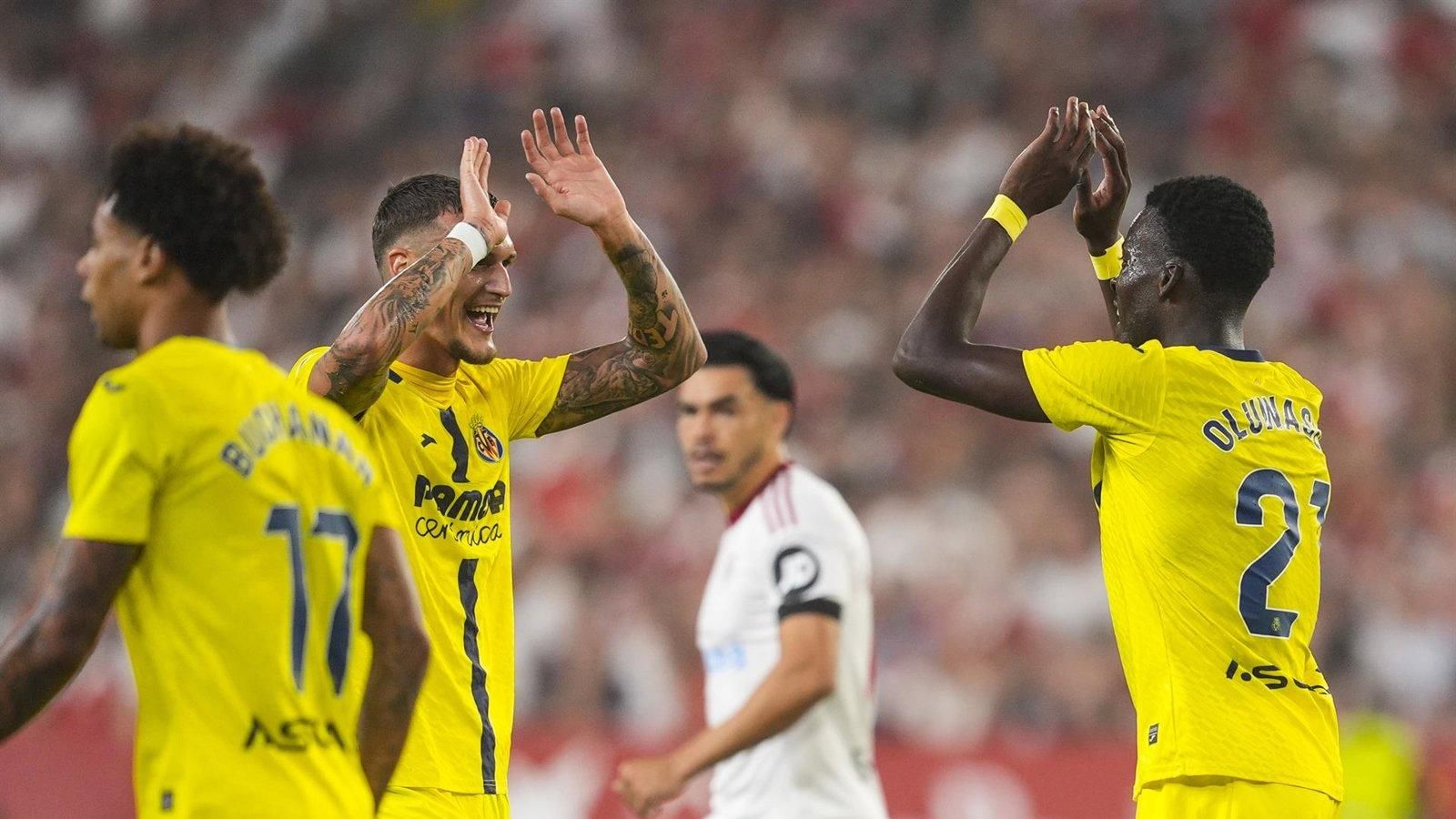 El Villarreal vence al Sevilla, el Girona supera al Athletic y el Espanyol empata gracias a Puado