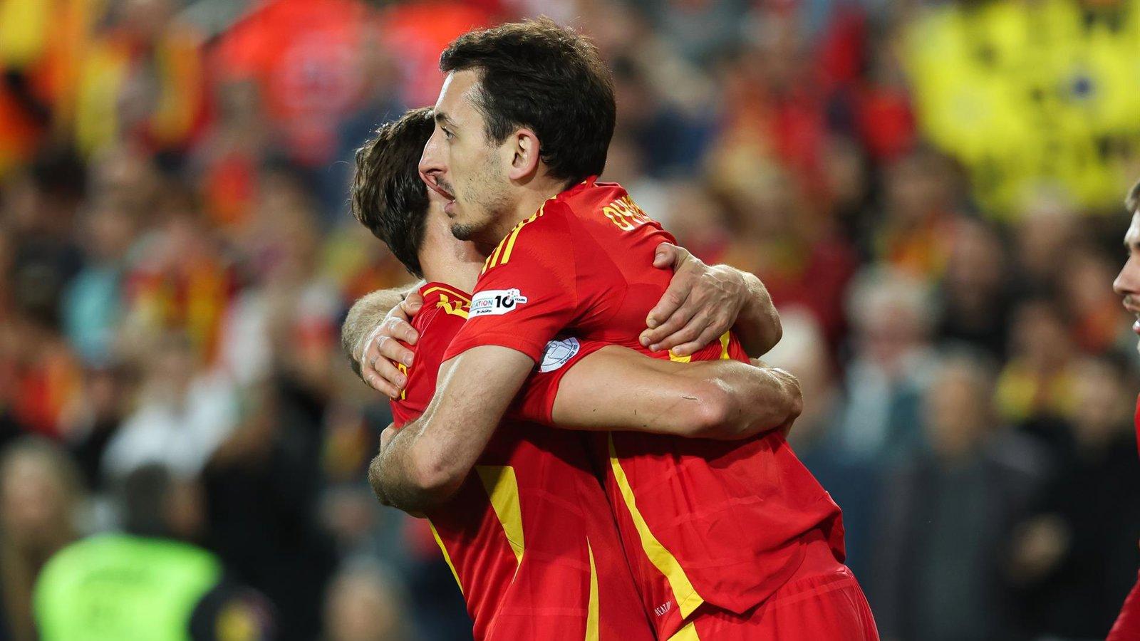 España se impone 0-3 a Bulgaria en el encuentro clasificatorio para el Mundial 2026