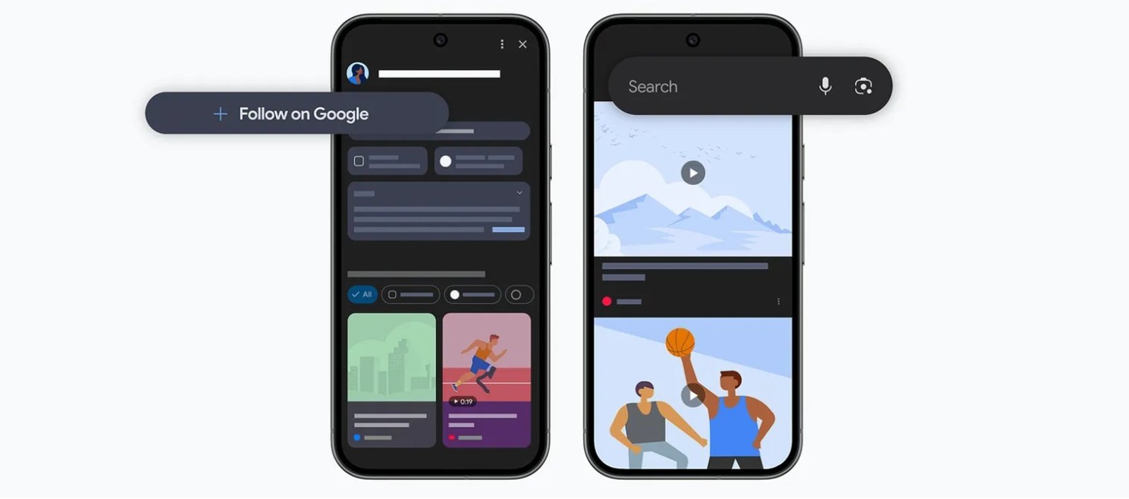 Google Discover integra X, Instagram y YouTube Shorts