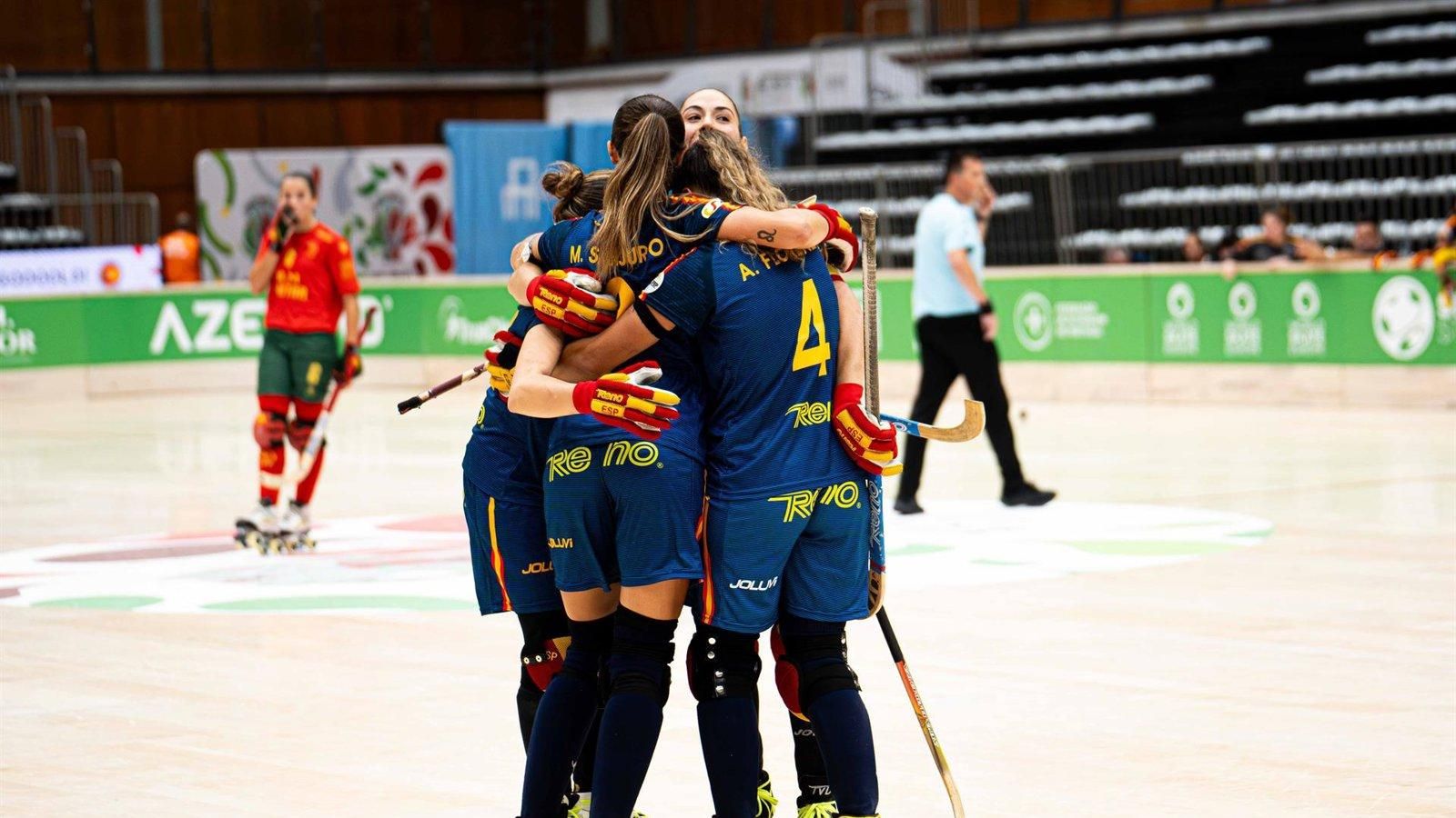 España accede a cuartos del Europeo femenino de hockey patines con pleno de victorias