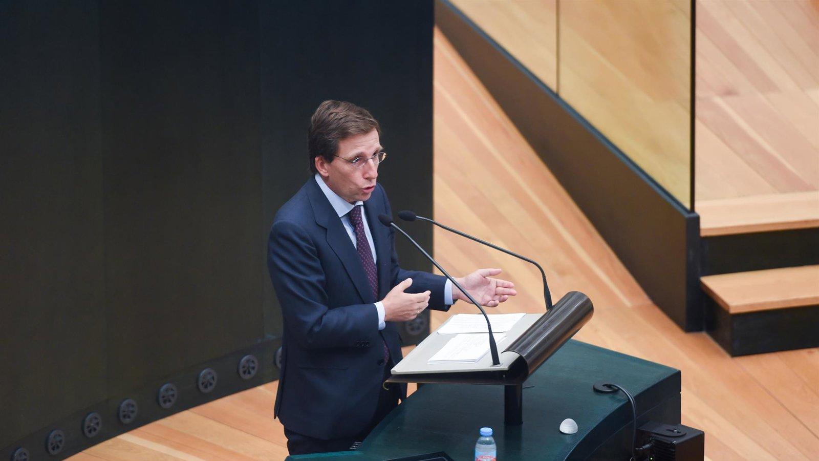 Almeida a Maroto: “No hay Gaza suficiente para tapar la corrupción del entorno de Sánchez”