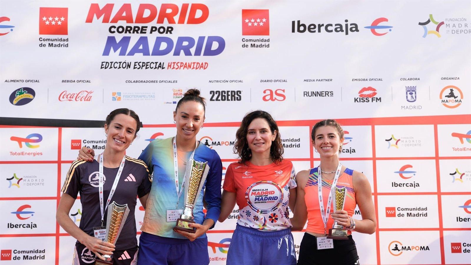 Ayuso participa en la carrera popular Madrid corre por Madrid