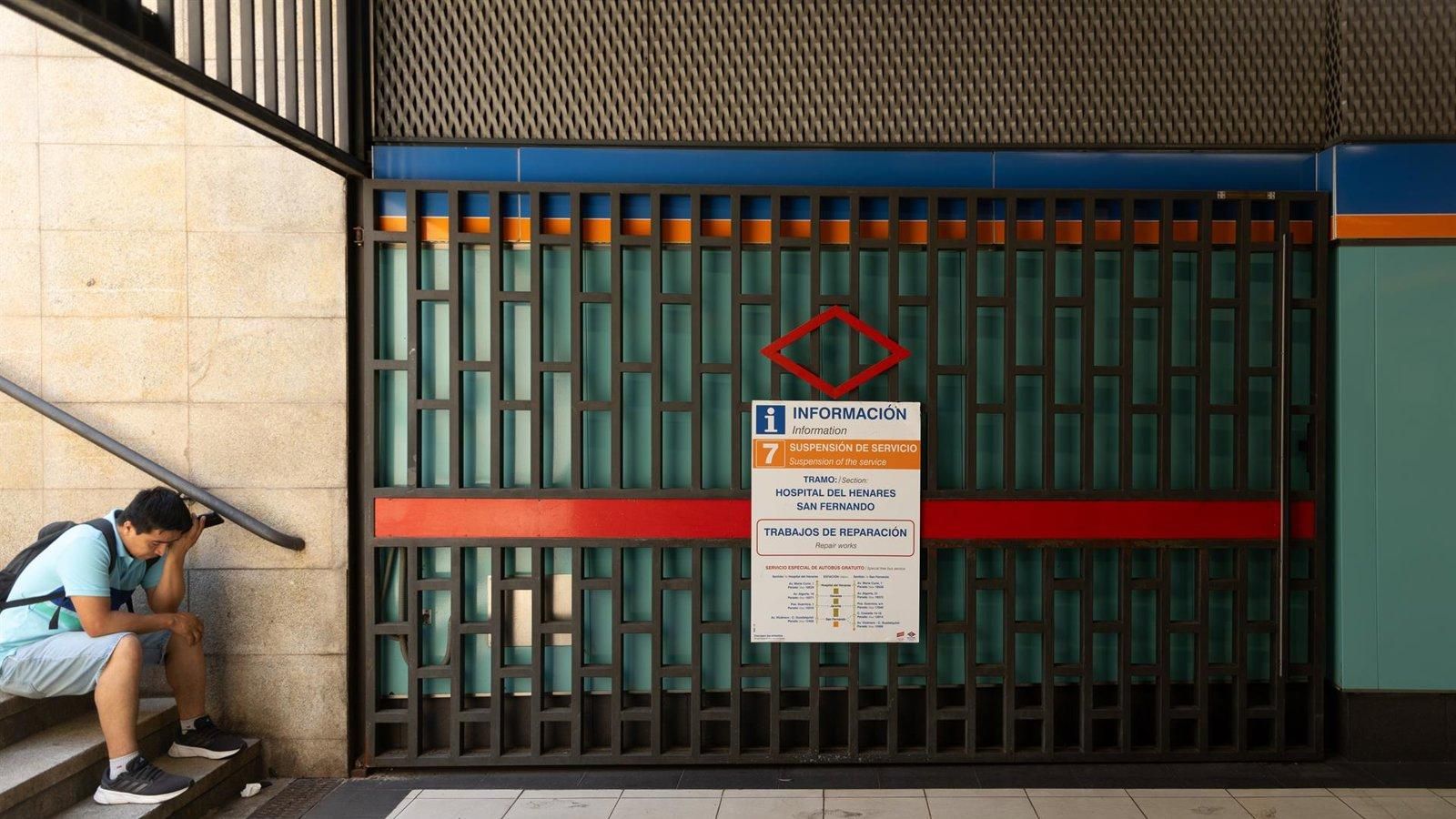 La Comunidad de Madrid vigilará a diario la Línea 7B de Metro tras su reapertura en noviembre