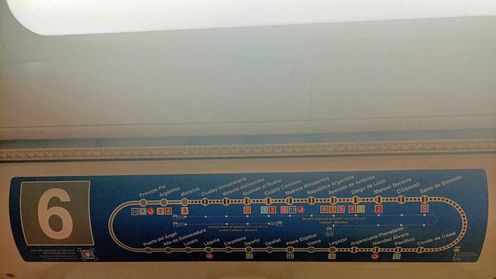 La modernización de la Línea 6 avanza con la reapertura anticipada de su arco oeste