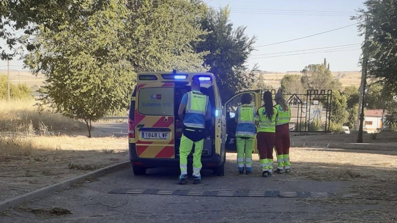 Un hombre en estado grave tras sufrir quemaduras en un incendio doméstico en Fuentidueña del Tajo