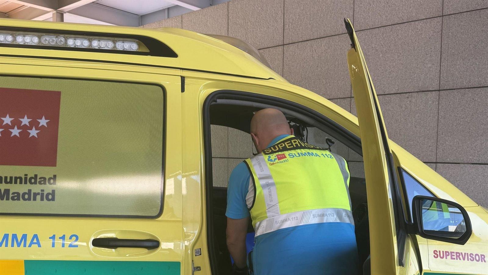 Un motorista sufre heridas graves tras un accidente en la A-6 en Las Rozas