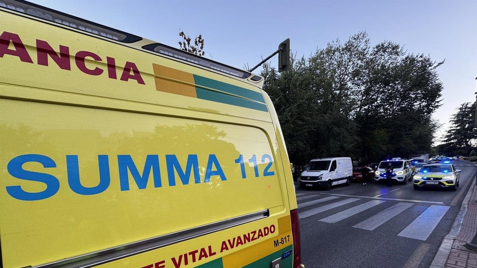 Un hombre de 78 años resulta herido al ser atropellado por un patinete en Alcorcón