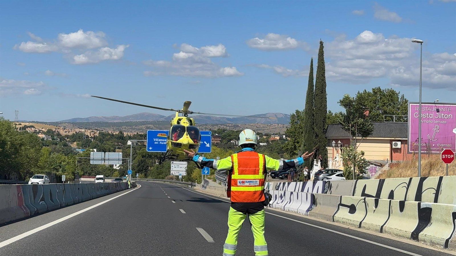 Fallece una mujer de 45 años en un accidente de tráfico en Las Rozas