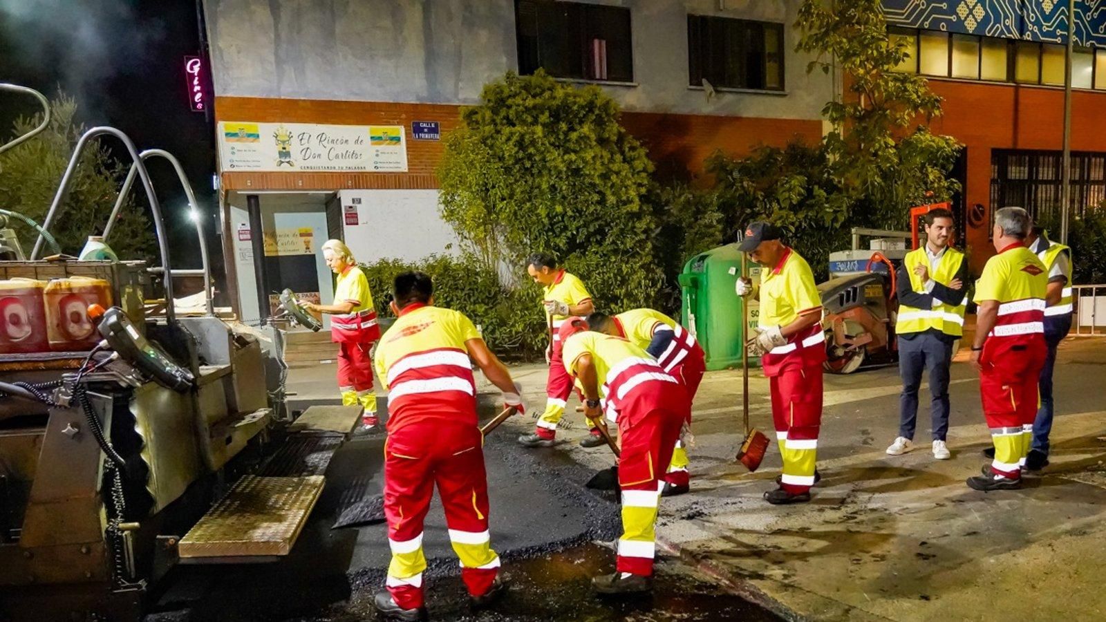 Torrejón inicia la primera fase del asfaltado en el polígono Las Monjas