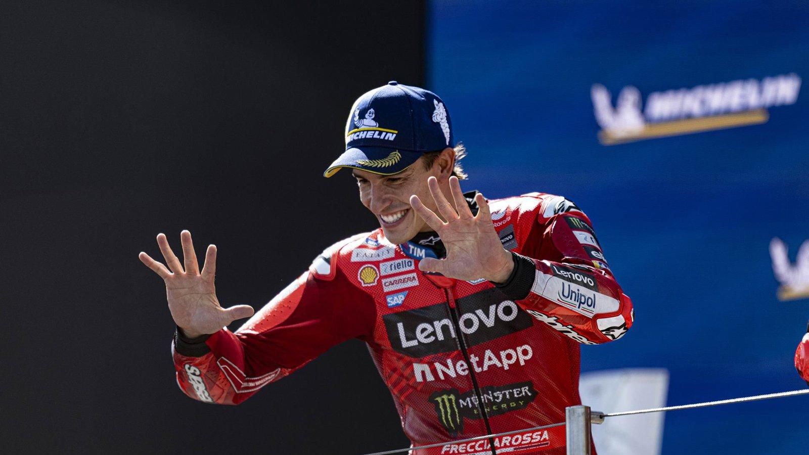 Marc Márquez conquista Misano y acaricia el título de MotoGP en Japón