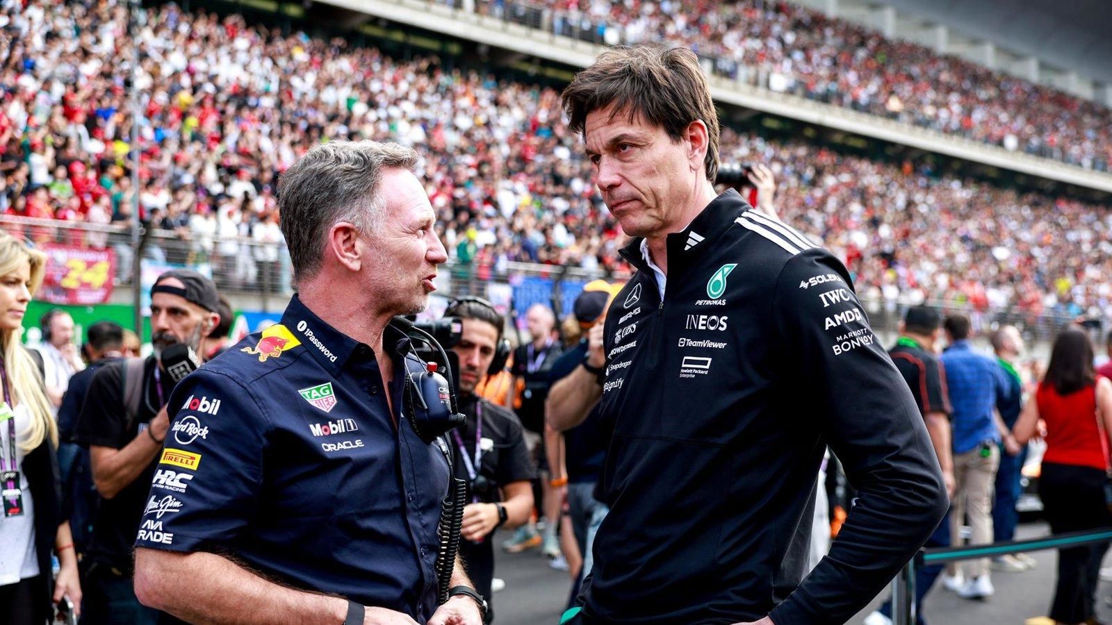 Toto Wolff afirma que la Fórmula 1 necesita un villano como Christian Horner