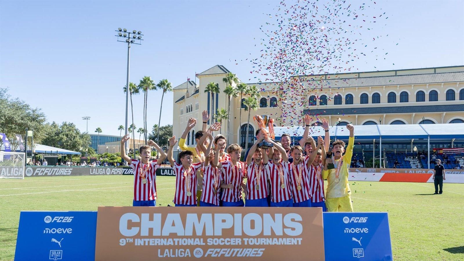  El Atlético de Madrid arrasa en Orlando y levanta su cuarto LaLiga Futures