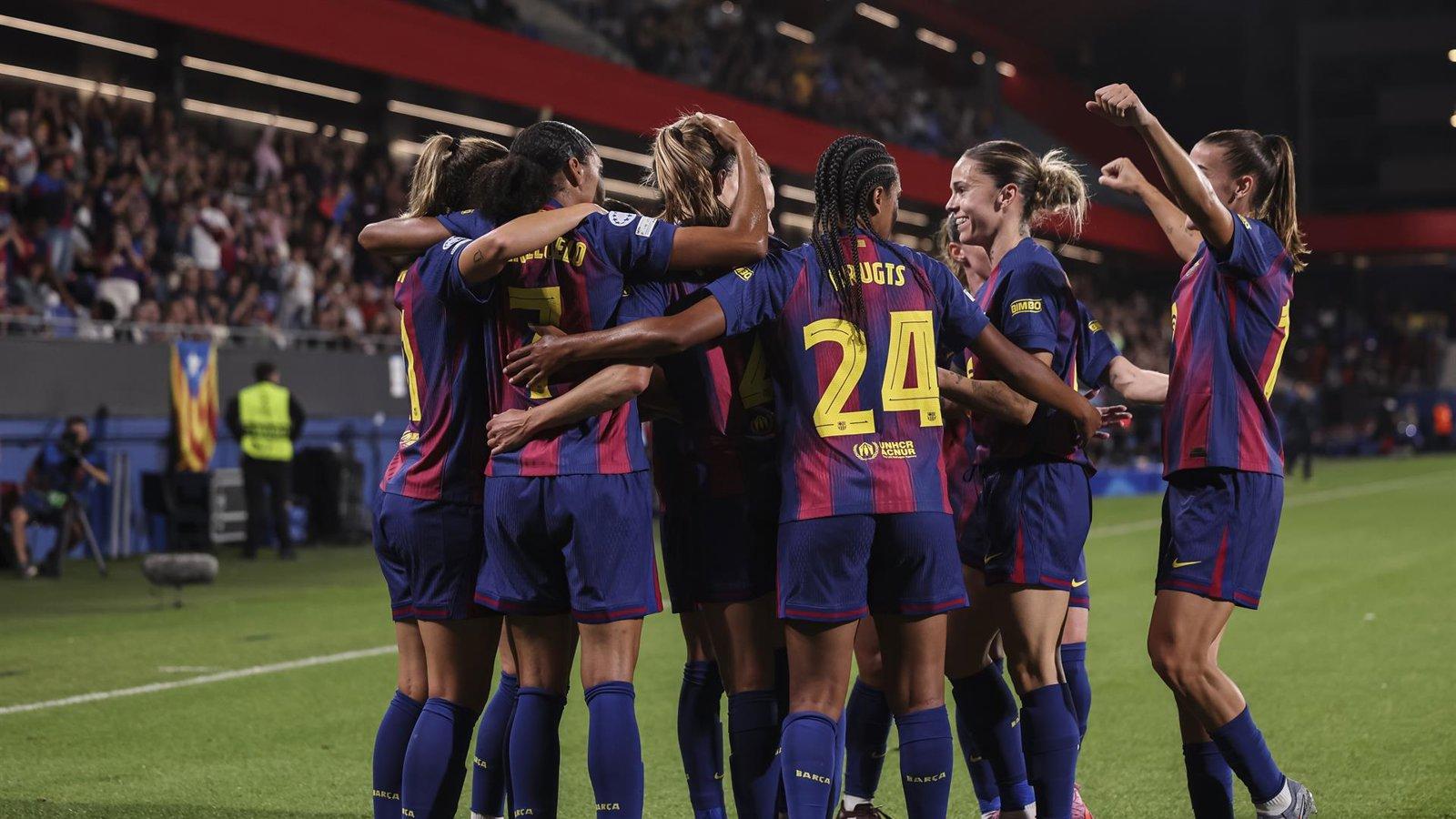 El Barça Femení vence al Bayern de Múnich con un contundente 7-1