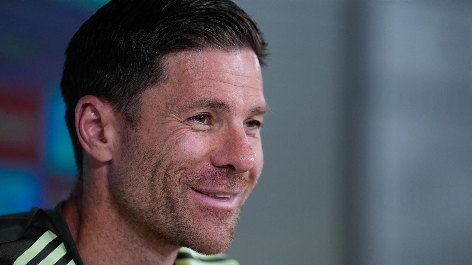 Xabi Alonso destaca la felicidad de Vinícius en el campo