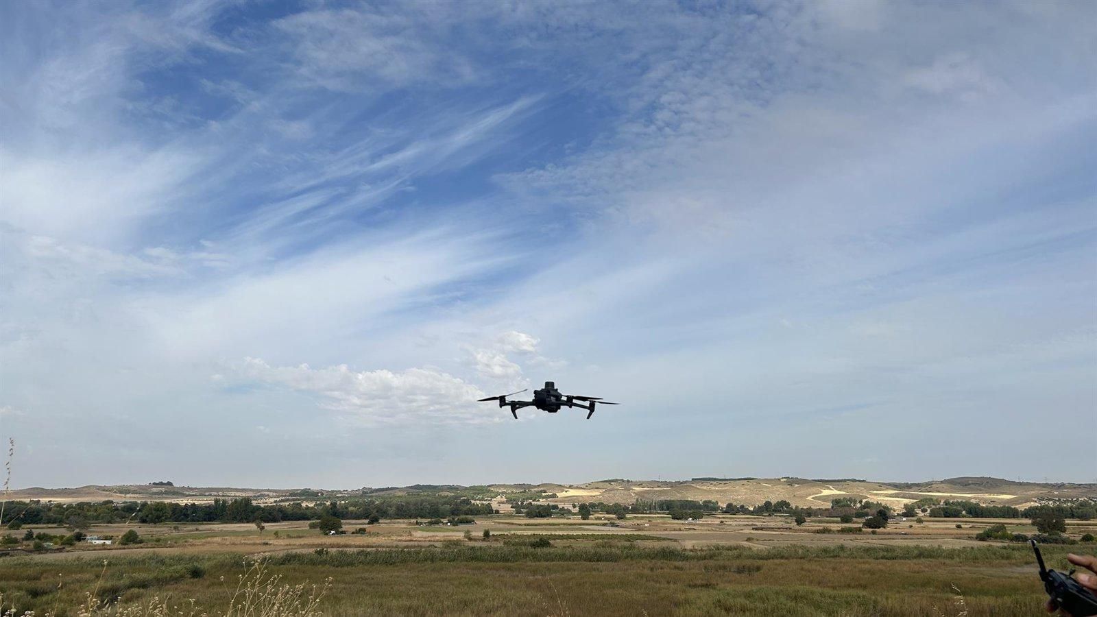 Madrid emplea drones para censar la fauna protegida en el Parque Regional del Sureste